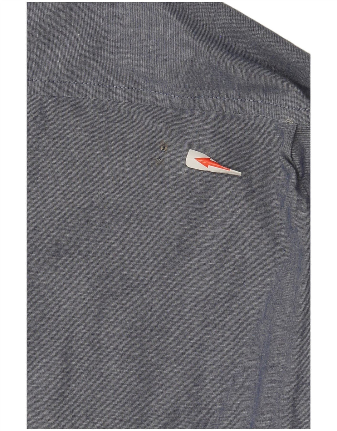 Camisa Reiss Hombre XL Algodón color block azul