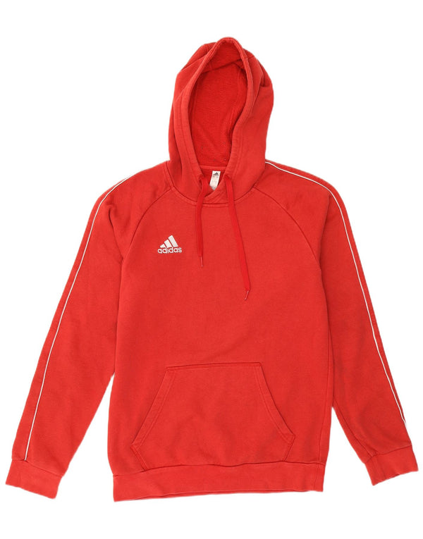 Adidas Sudadera con capucha para mujer UK 10 Small Red Cotton