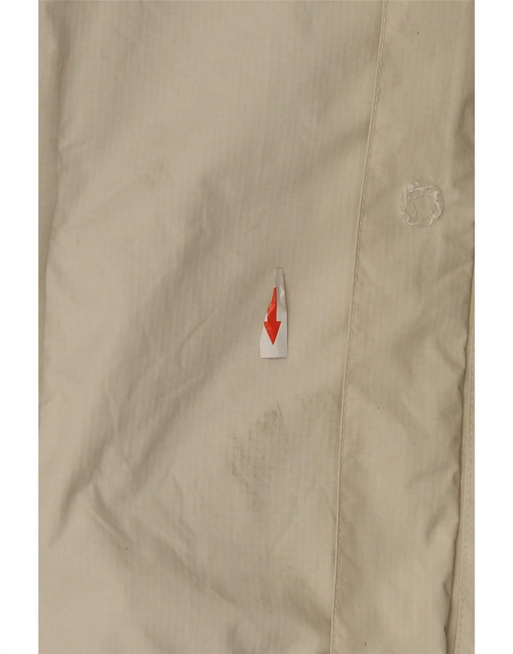 The North Face Chaqueta impermeable con capucha para mujer UK 44 Medium Beige Nylon