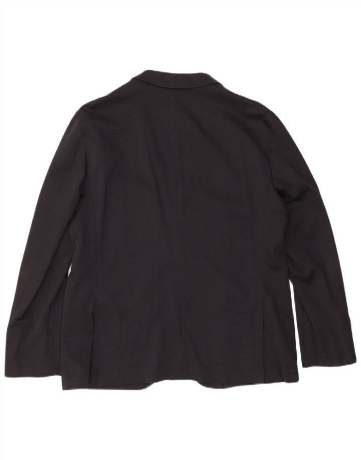 Hugo Boss Chaqueta tipo blazer de 2 botones para hombre Reino Unido 40 Grande Algodón azul marino