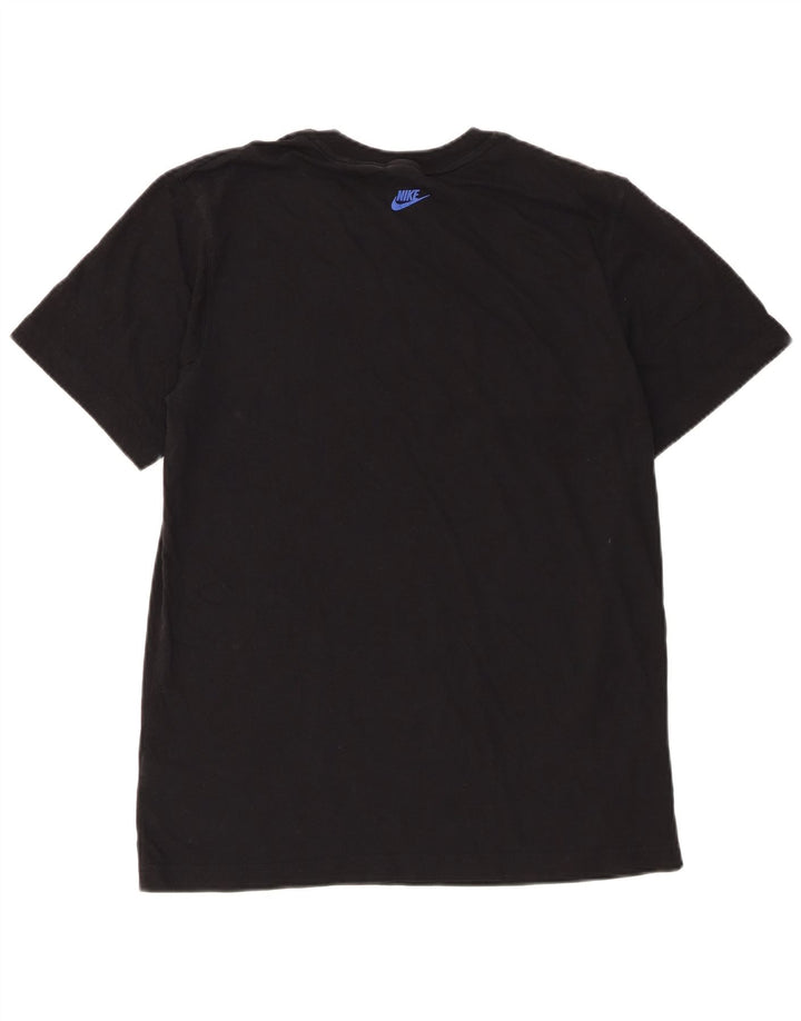 Nike Camiseta gráfica para hombre Top mediano de algodón negro