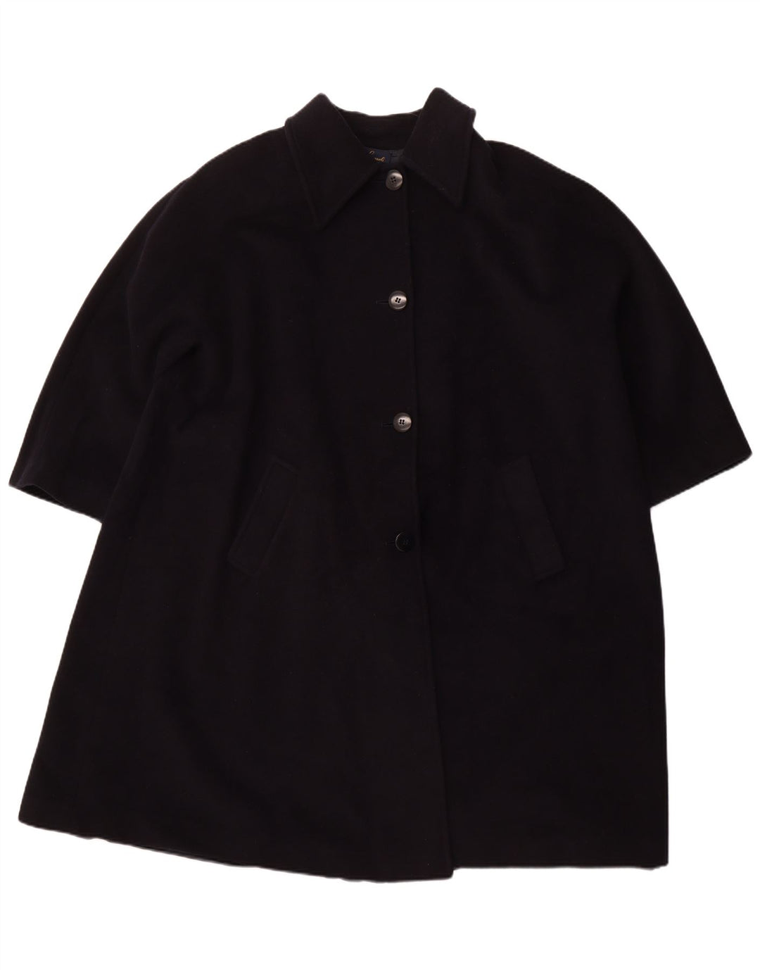 LUISA SPAGNOLI Abrigo extragrande para mujer Reino Unido 16 Lana virgen azul marino grande