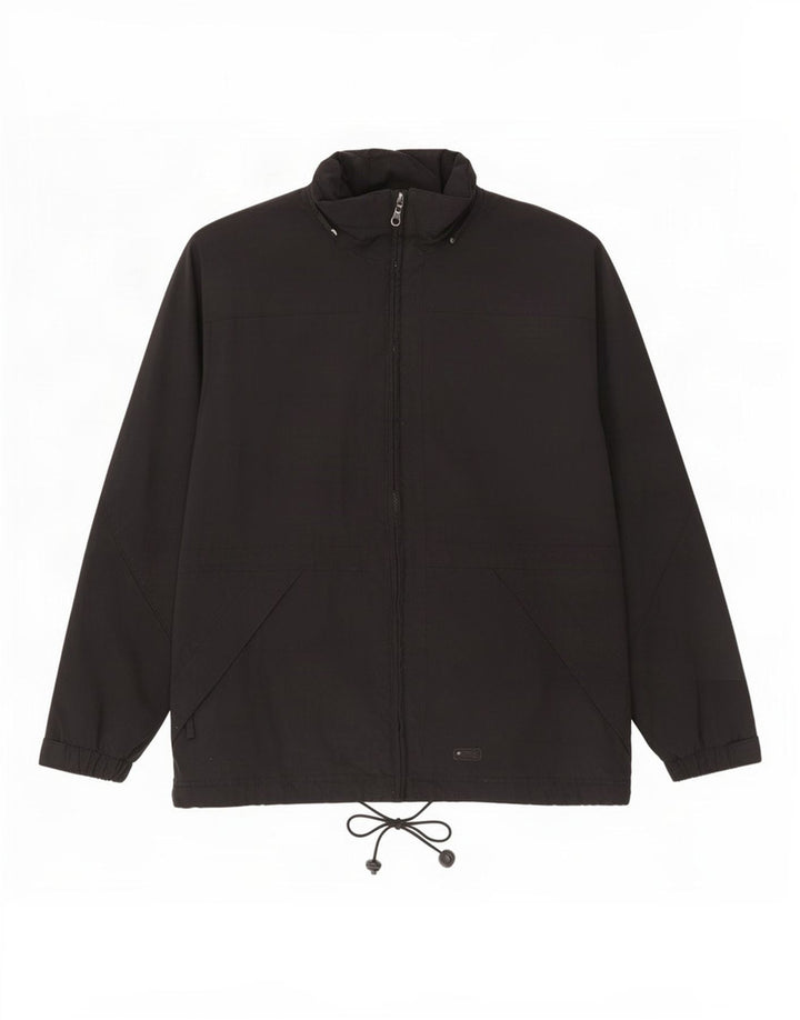 Champion Chaqueta cortavientos para hombre Reino Unido 38 Mediano Negro