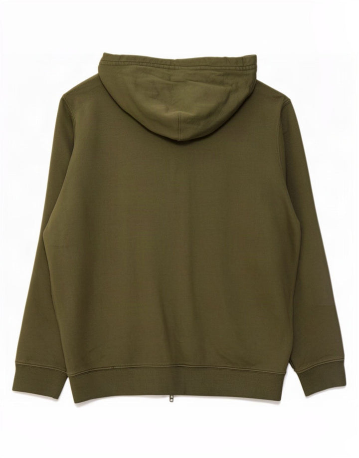Levi's Suéter con capucha y cremallera estándar para hombre Algodón caqui grande