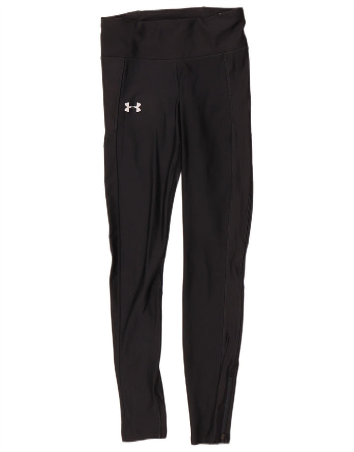 Under Armour Leggings de compresión para mujer UK 10 Small Negro Poliéster Deportes