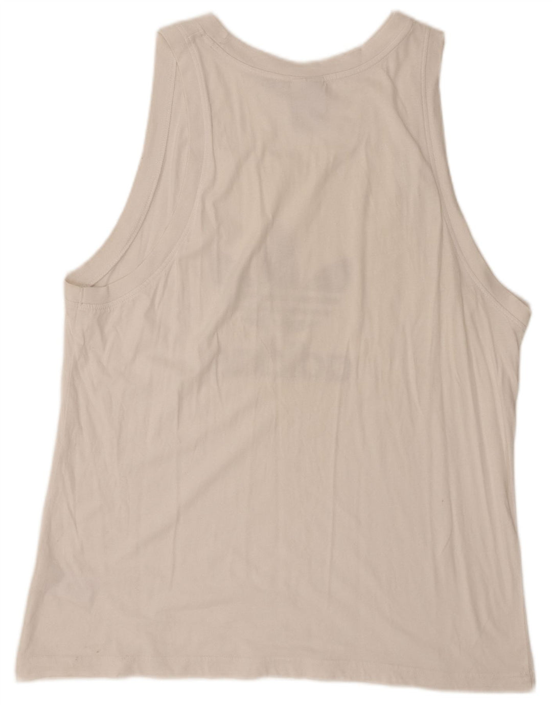 Adidas Hombre Graphic Vest Top XL Algodón Blanco