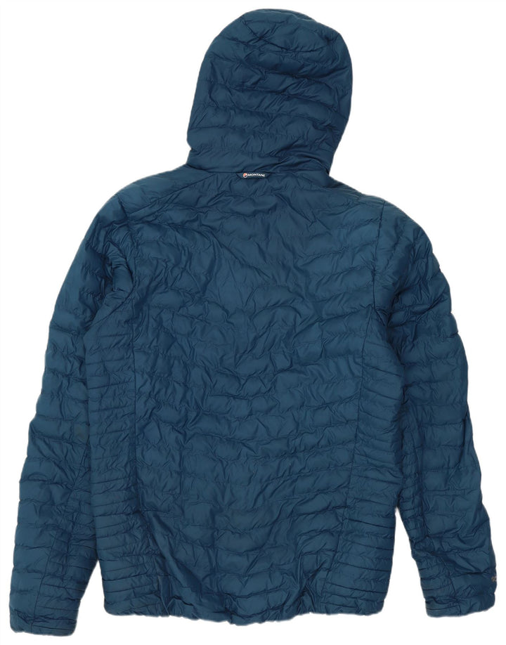 Montane Chaqueta acolchada con capucha para hombre UK 38 Poliéster azul medio