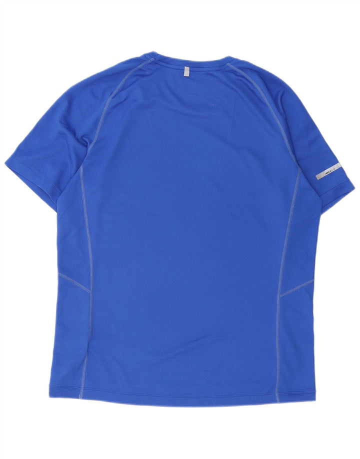 Nike - Camiseta Dri Fit para hombre, talla grande, poliéster azul