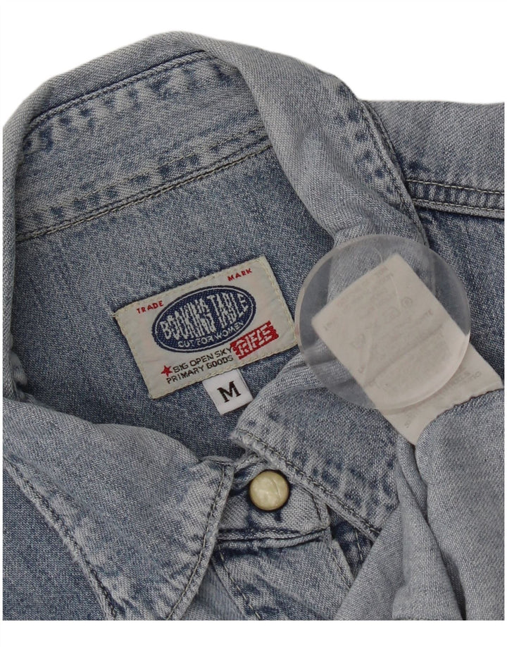 Camisa vaquera de corte regular para mujer Rifle UK 42 Algodón azul medio