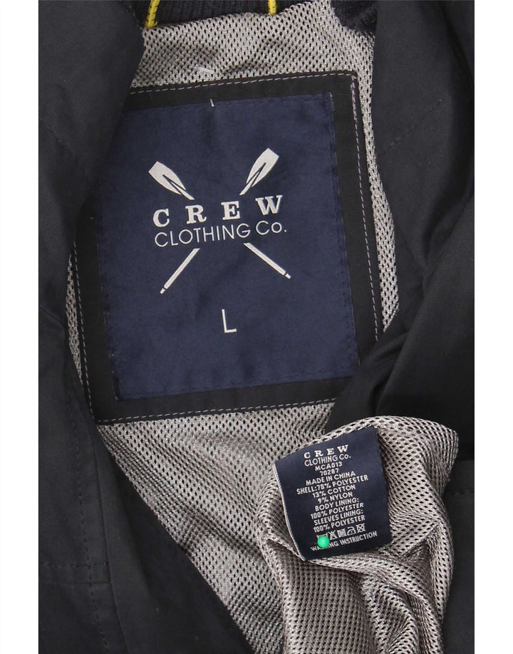 Crew Clothing Chaqueta utilitaria para hombre UK 40 Large Azul marino Poliéster