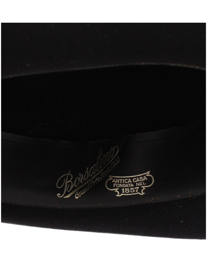 Borsalino Sombrero Fedora para Hombre Pequeño Negro Clásico