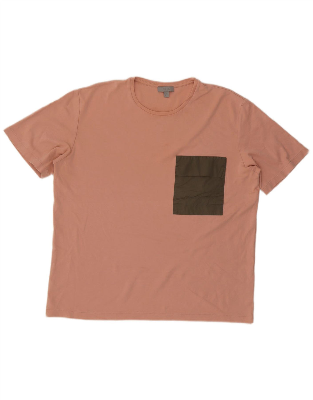 Cos camiseta para hombre Top grande de algodón rosa