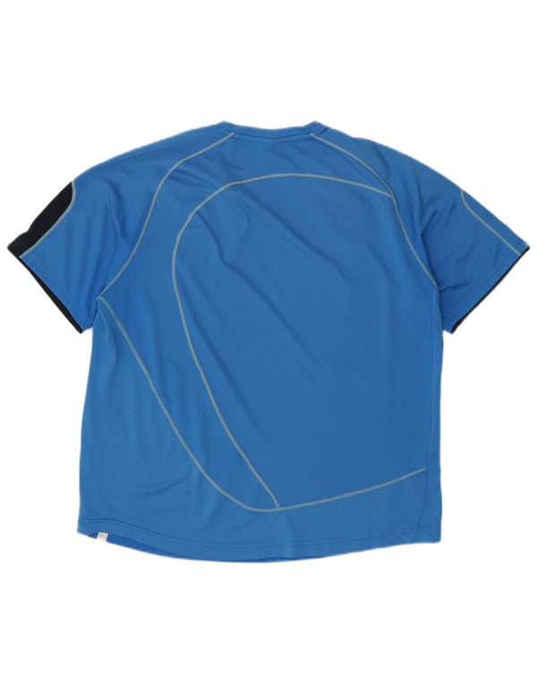 Camiseta NIKE Hombre Top XL Azul Colorblock