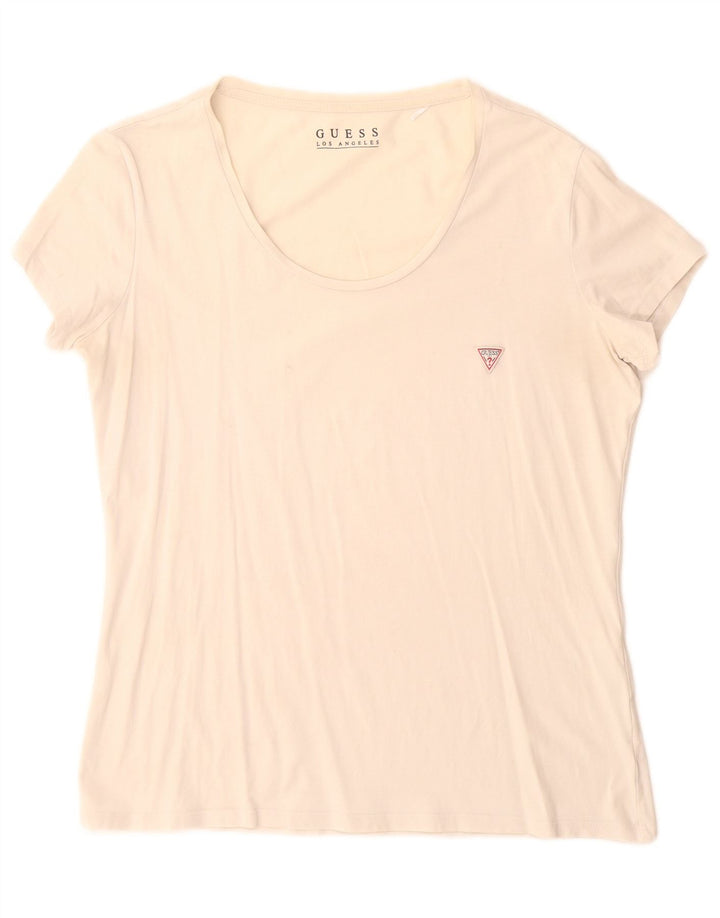 Guess Camiseta Mujer Top UK 40 XL Blanco