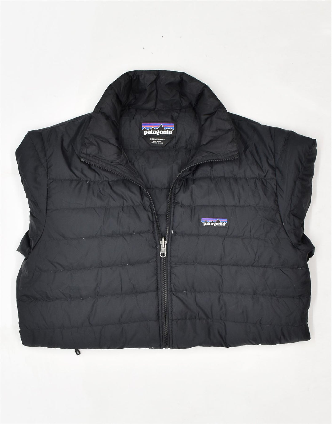 PATAGONIA Chaqueta acolchada para hombre UK 36 Small Negro Poliéster