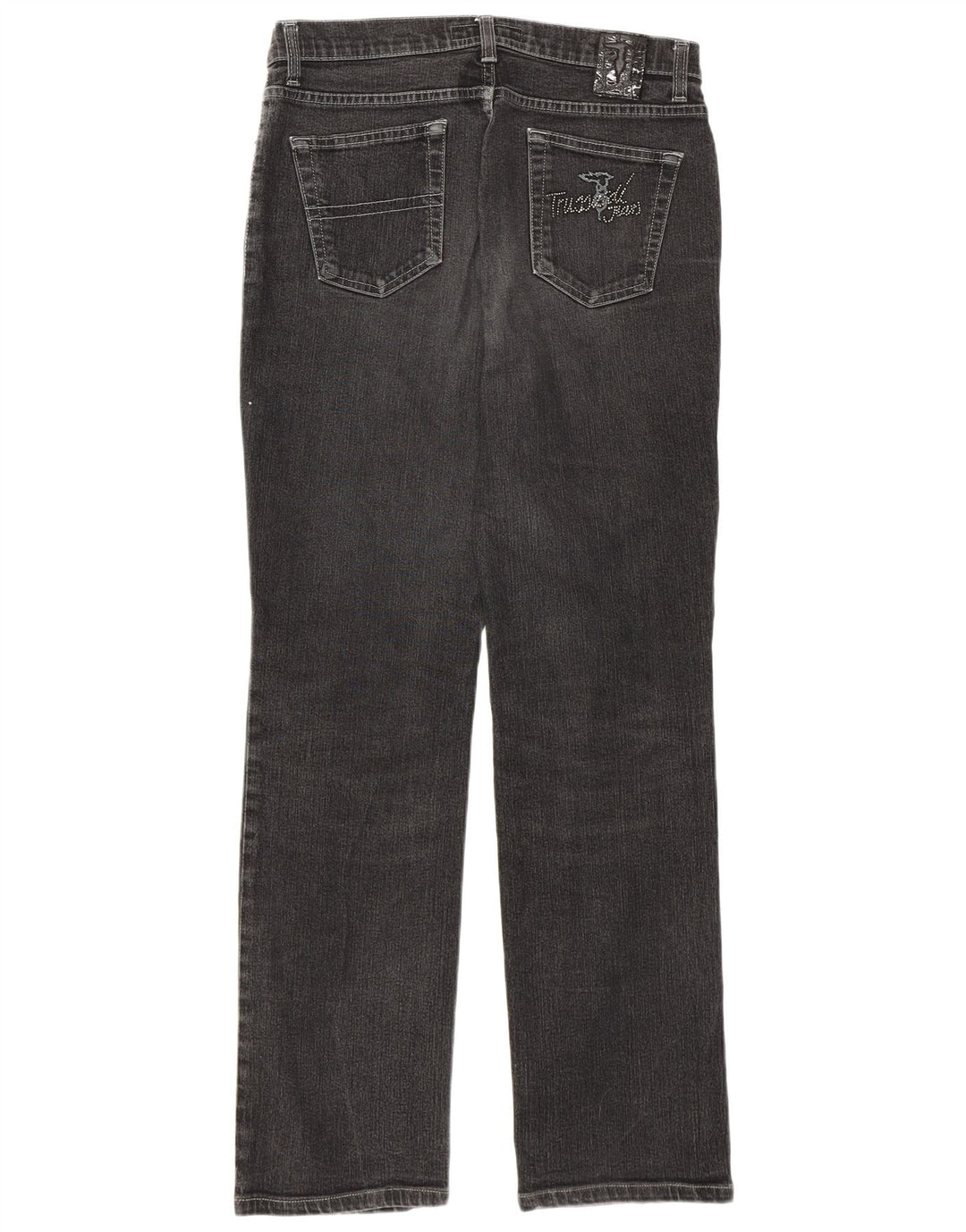 Vaqueros Trussardi Mujer Rectos W29 L31 Gris Algodón
