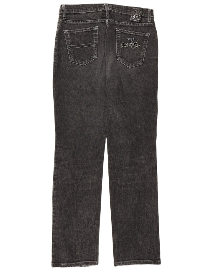 Vaqueros Trussardi Mujer Rectos W29 L31 Gris Algodón