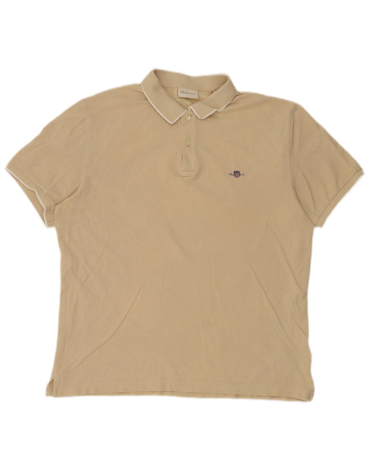 GANT Polo Hombre Grande Beige Algodón