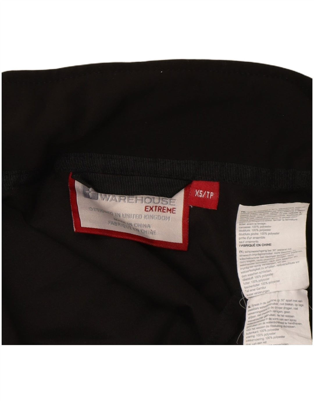 Chaqueta bomber con forro para hombre de Mountain Warehouse ES 34 XS Poliéster negro