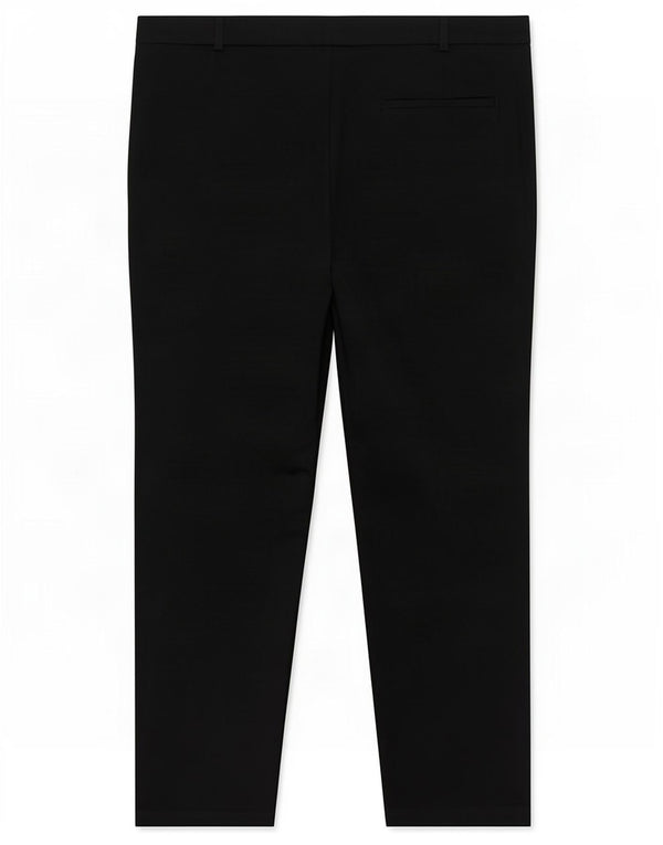 Marks & Spencer Pantalones informales cónicos para mujer UK 40 Large W38 L27 Negro