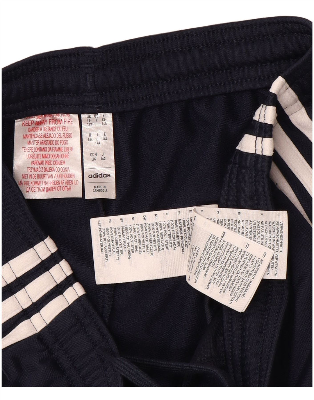 Adidas Pantalón Chándal Niño 13-14 Años Azul Marino