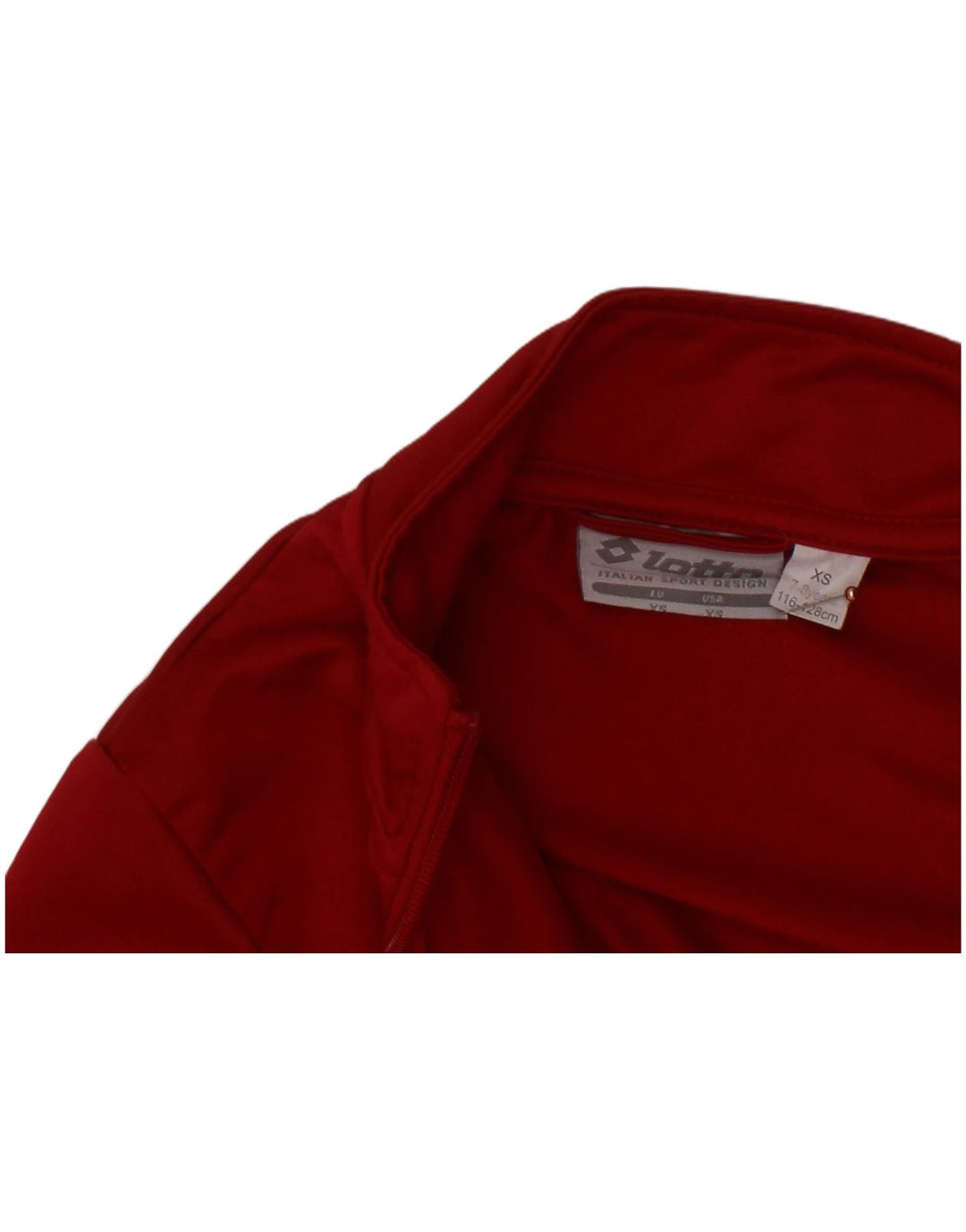 LOTTO Chaqueta de chándal para niño 7-8 años XS Rojo Colorblock