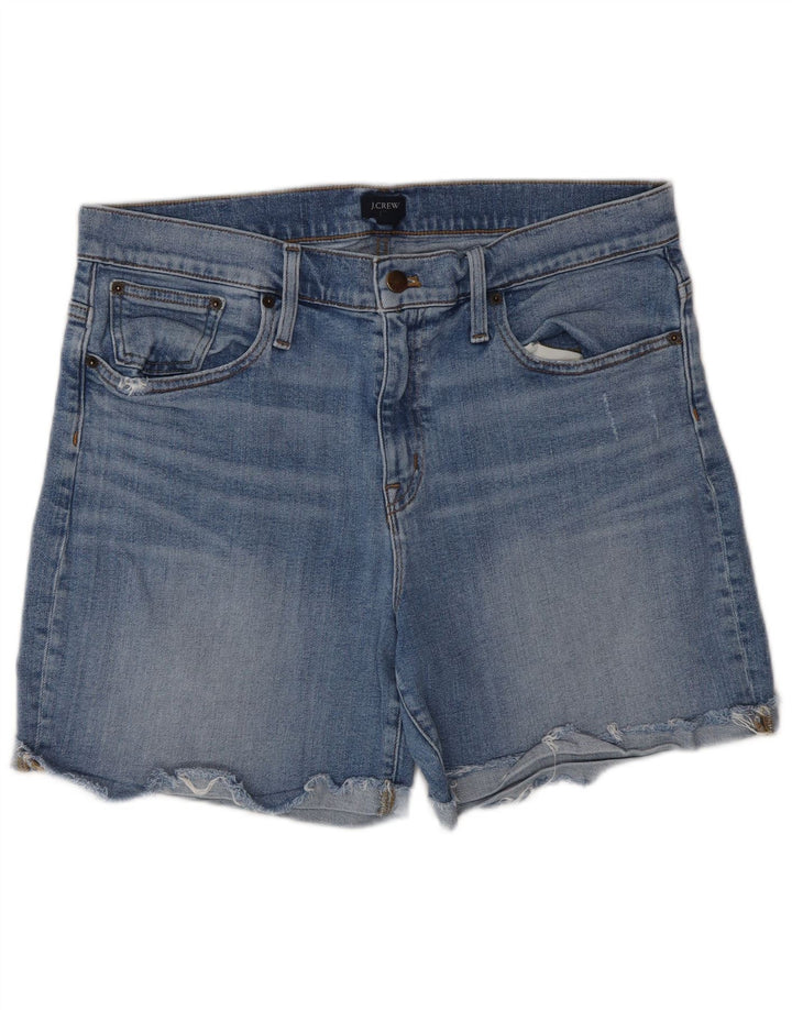 J. Crew Pantalones cortos de mezclilla para mujer W32 Azul grande