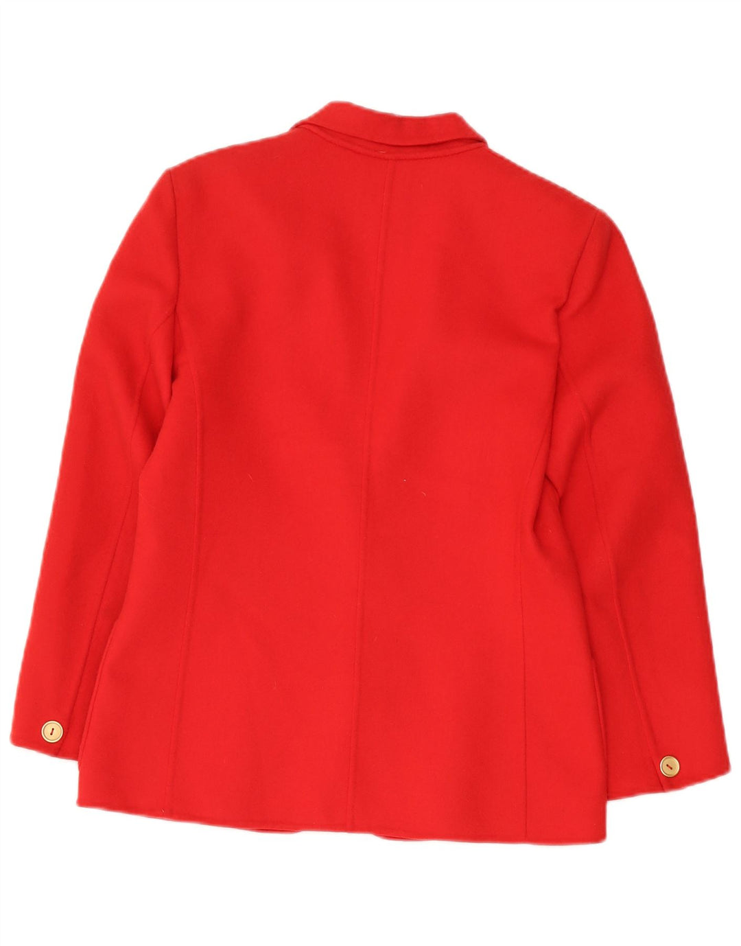 Pierre Cardin Chaqueta Blazer De 1 Botón Para Mujer IT 42 Clásico De Lana Roja Mediana