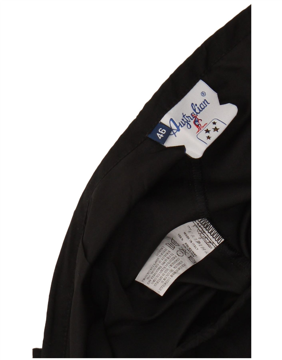 AUSTRALIAN L'ALPINA Pantalón de chándal para mujer IT 46 Grande Poliéster negro