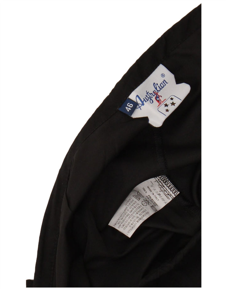 AUSTRALIAN L'ALPINA Pantalón de chándal para mujer IT 46 Grande Poliéster negro
