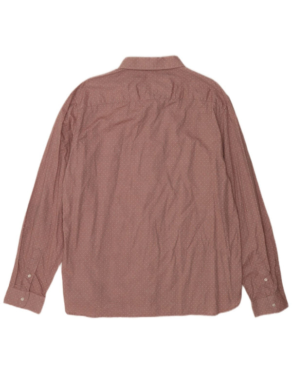 Camisa para hombre French Connection 2XL Algodón con lunares rosas