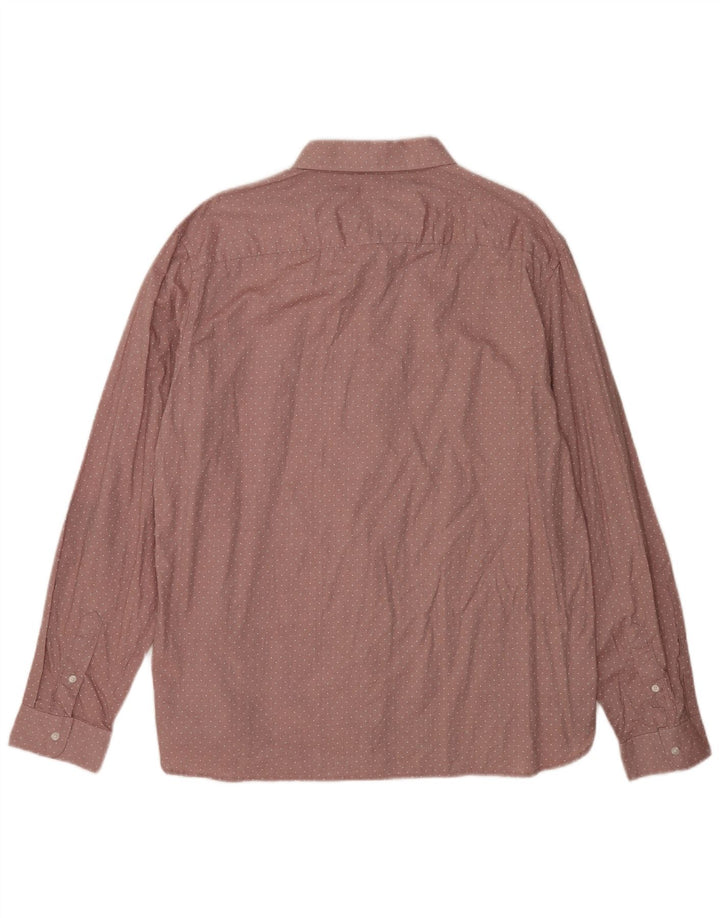 Camisa para hombre French Connection 2XL Algodón con lunares rosas