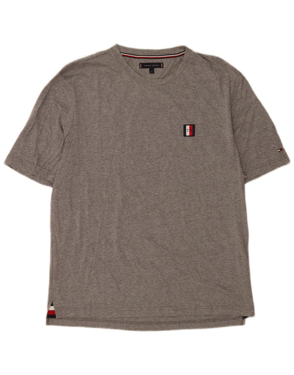 Tommy Hilfiger Camiseta Hombre Top XL Gris Algodón