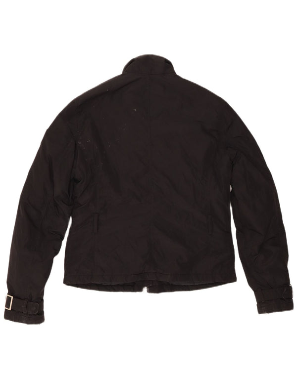 Refrigue Chaqueta cortavientos para mujer UK 12 Mediana Poliéster negro