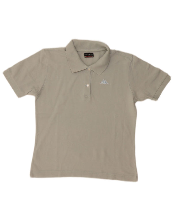Kappa Polo para mujer UK 44 Algodón gris medio