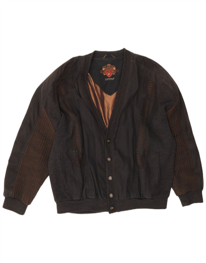 Chaqueta bomber para hombre Jupiter UK 44 2XL Poliéster negro