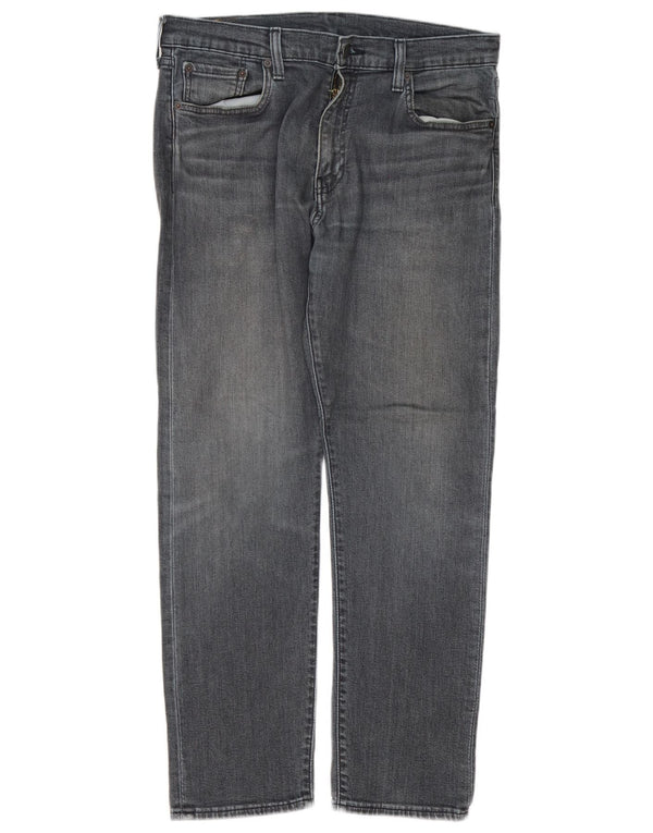 Vaqueros Levi's 502 Tapered para hombre W33 L30 Algodón gris