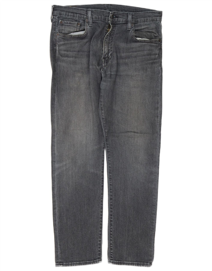 Vaqueros Levi's 502 Tapered para hombre W33 L30 Algodón gris