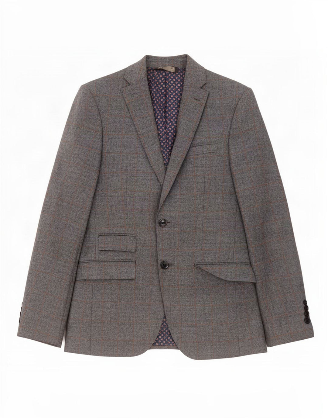 Marks & Spencer Chaqueta tipo blazer entallada con 2 botones para hombre UK 36 Small Blue Check