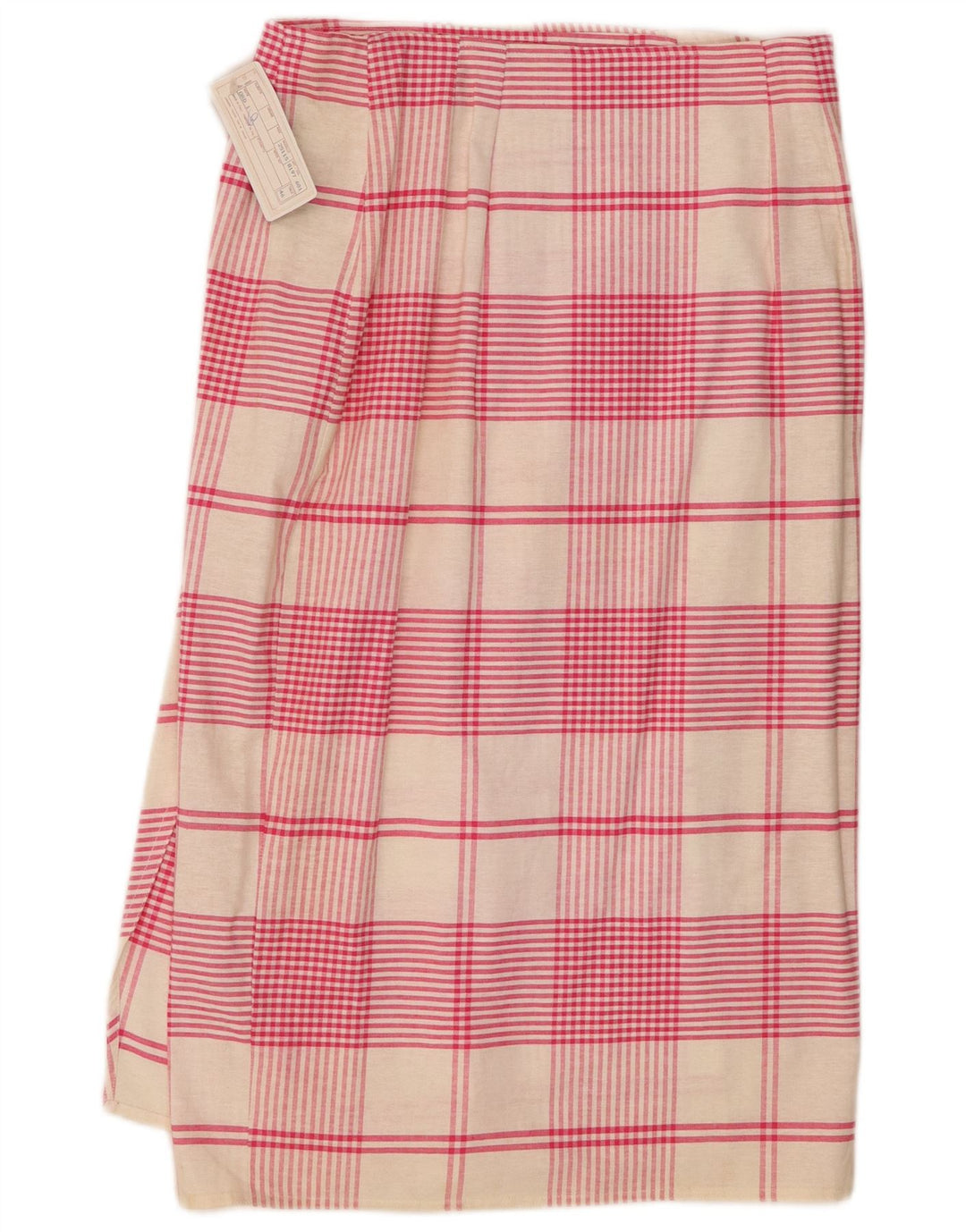 Falda cruzada para mujer Touche IT 46 Large W30 Pink Check Cotton