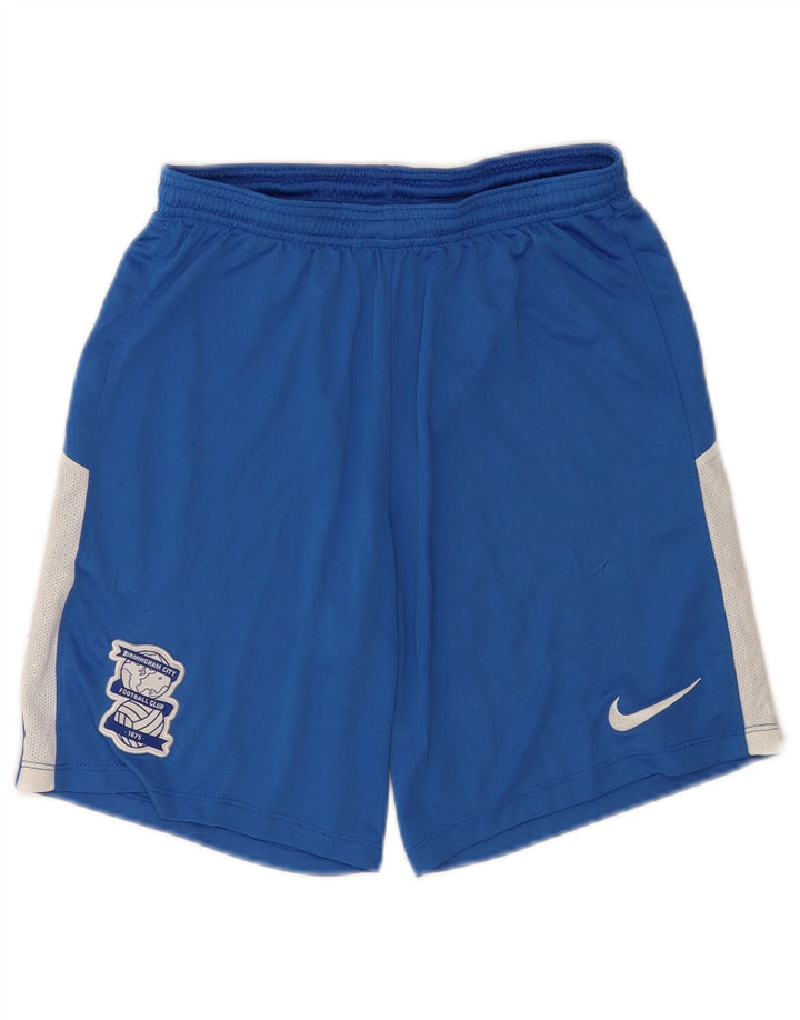 Nike - Pantalones cortos deportivos Dri Fit para hombre, poliéster, color azul pequeño