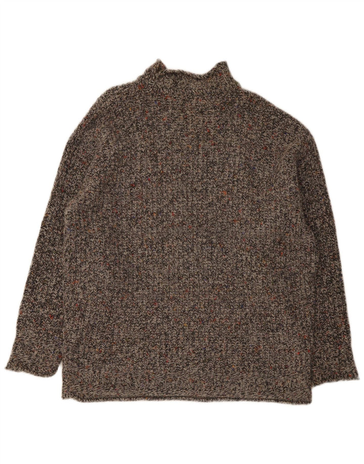 S. Moritz Jersey con Cuello Alto para Hombre XL Gris Moteado