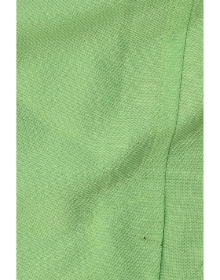 VINTAGE Womens Pegged Pencil Skirt UK 14 Medium W30  Green Polyester