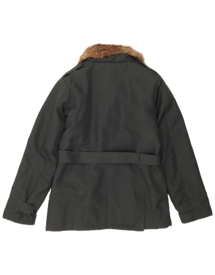 Woolrich Chaqueta utilitaria para mujer UK 44 Nylon gris medio