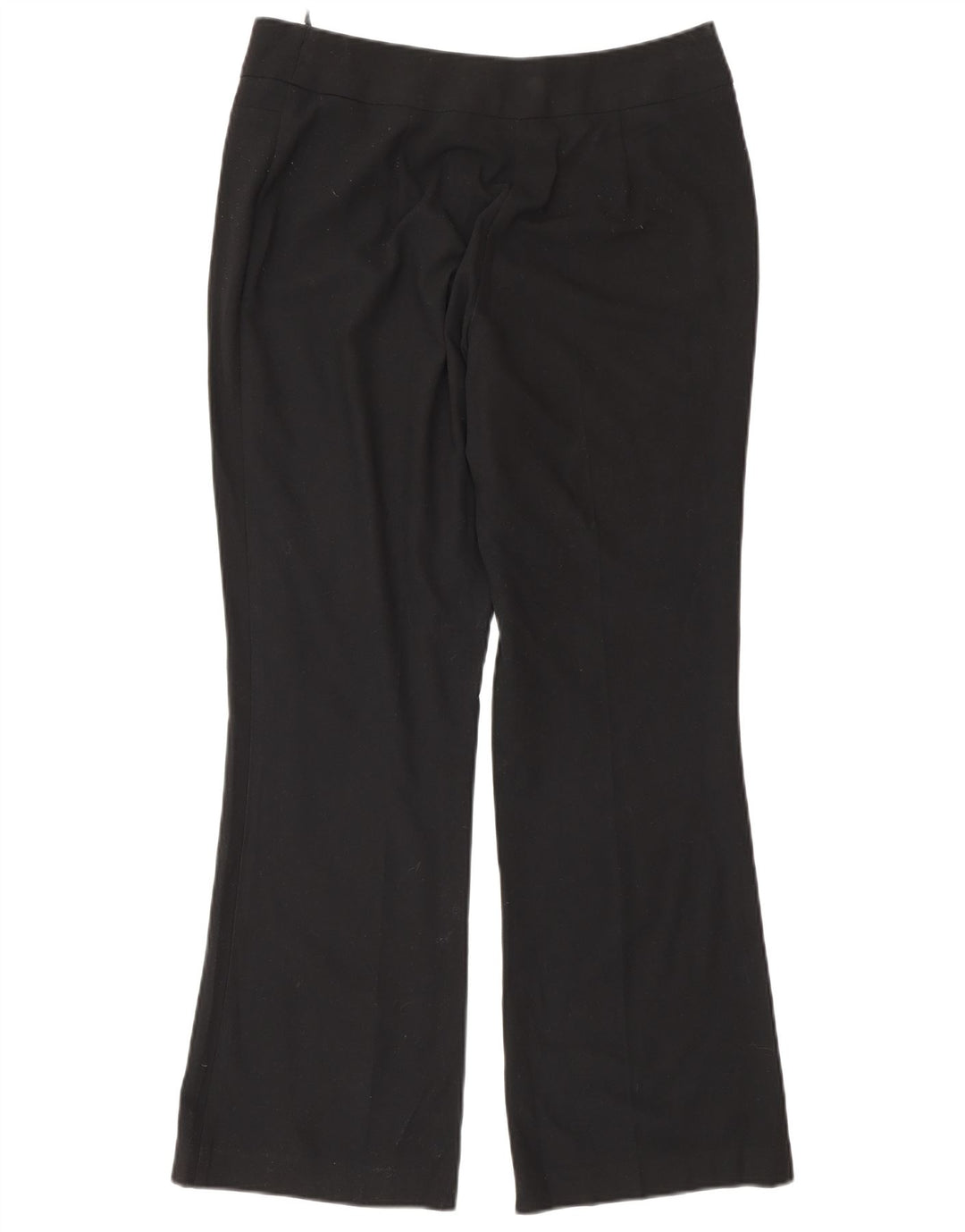 Marks & Spencer Pantalones casuales con corte de bota para mujer UK 12 Medium W30 L29 Negro