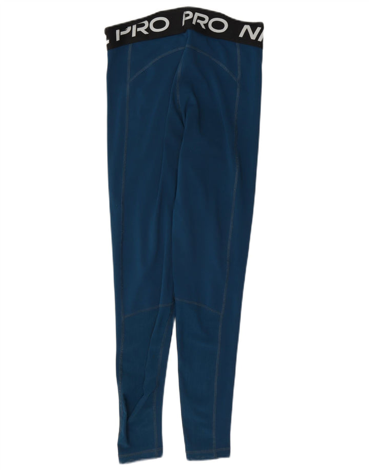 Nike Leggings Dri Fit Graphic para mujer UK 10 Pequeño Azul Colorblock Poliéster