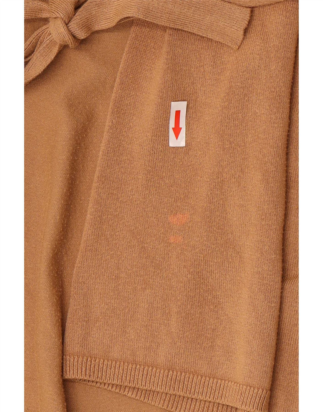 Zara Mujer Cárdigan Suéter UK 42 Viscosa Beige Medio
