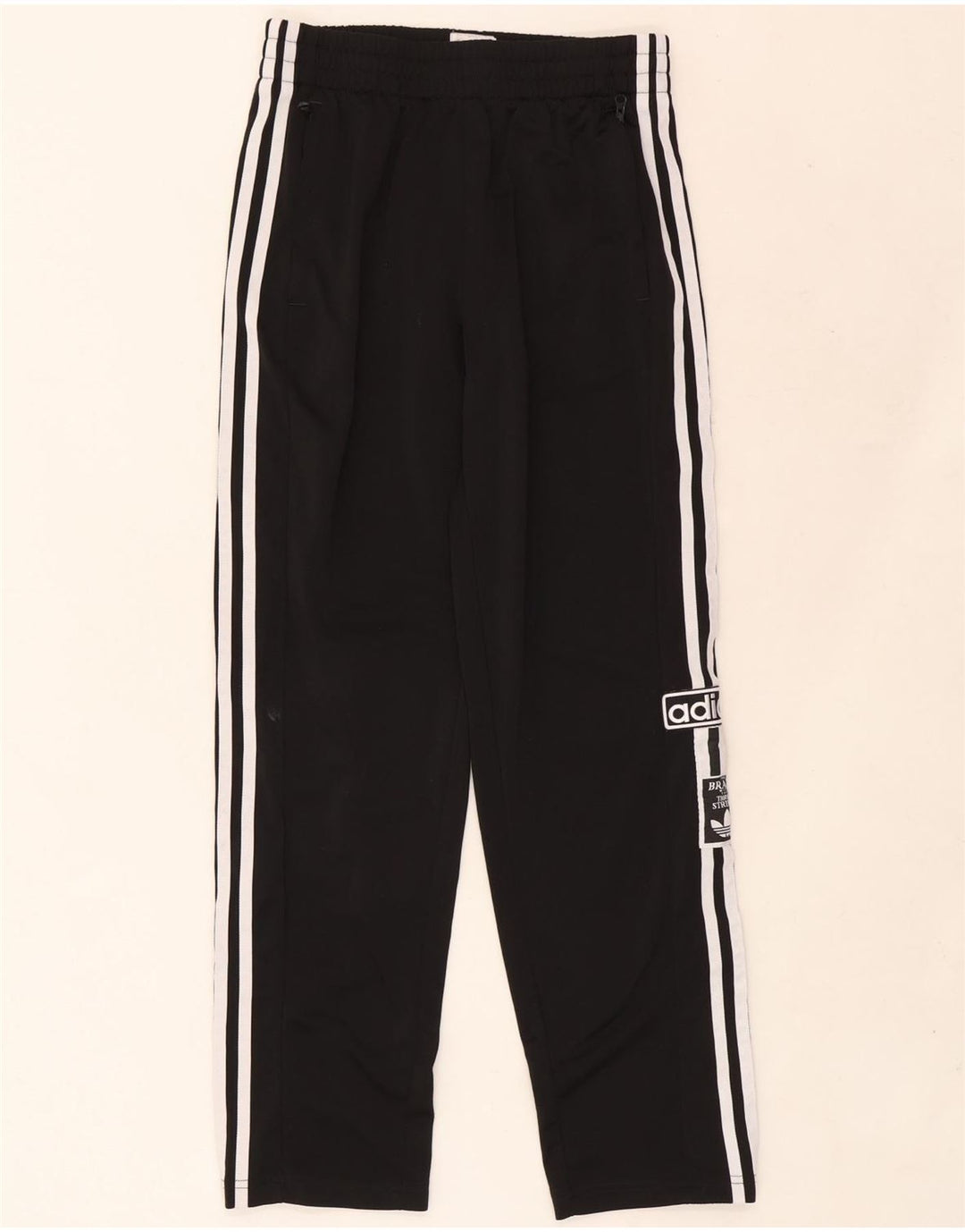 Adidas Pantalón de chándal gráfico para niño 14-15 años Negro Poliéster