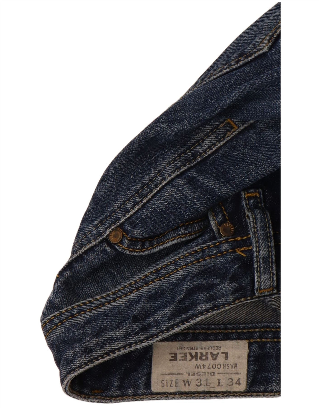 DIESEL Vaqueros Rectos Larkee para Hombre W31 L34 Algodón Azul