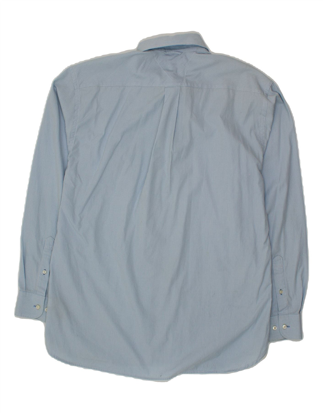 TOMMY HILFIGER Mens Shirt Medium Blue Houndstooth Cotton Vintage Tommy Hilfiger and Second-Hand Tommy Hilfiger from Messina Hembry 